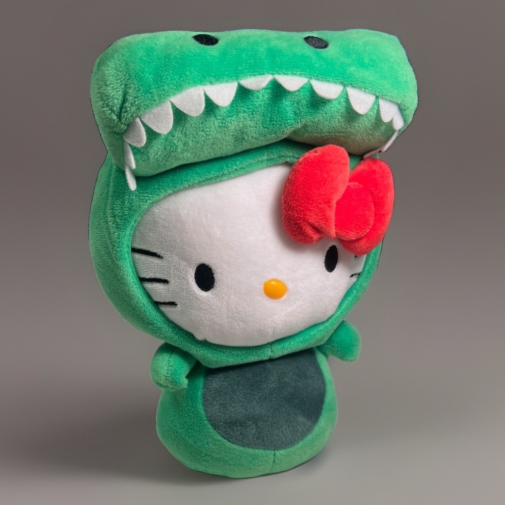 Hello Kitty Jurassic Park Plush Universal Studios Sanrio Collab 2024 Dino Kawaii